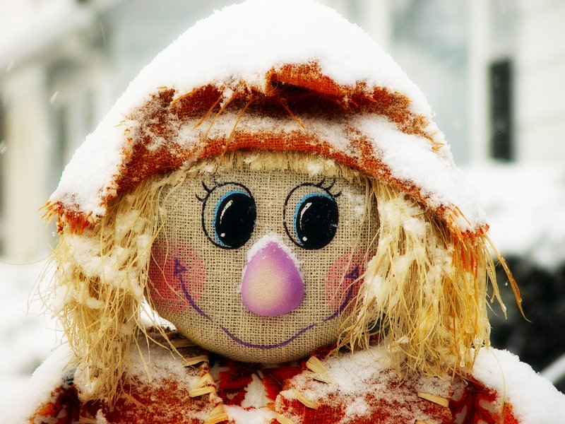  - A winter face - by Tony Karp - Techno-Impressionist Museum - Techno-Impressionism